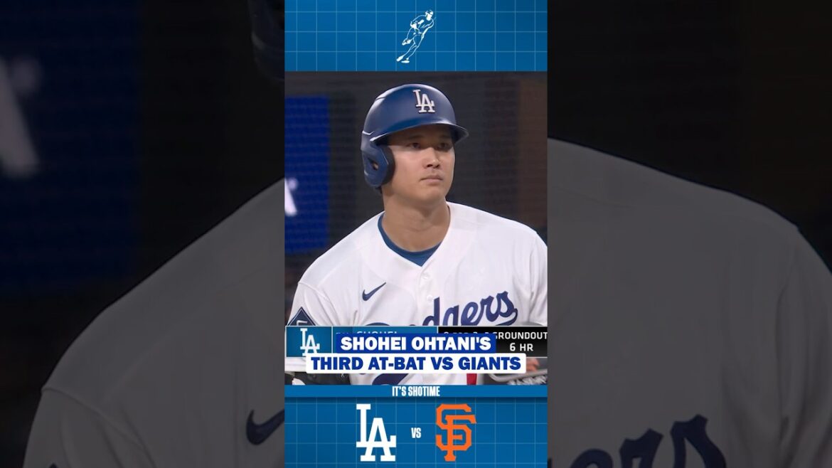 Shohei Ohtani's Third At-Bat VS Giants Game 1