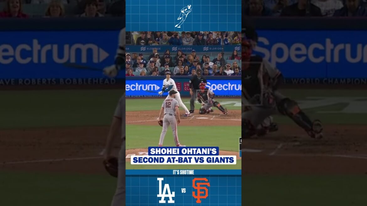 Shohei Ohtani's Second At-Bat VS Giants Game 2