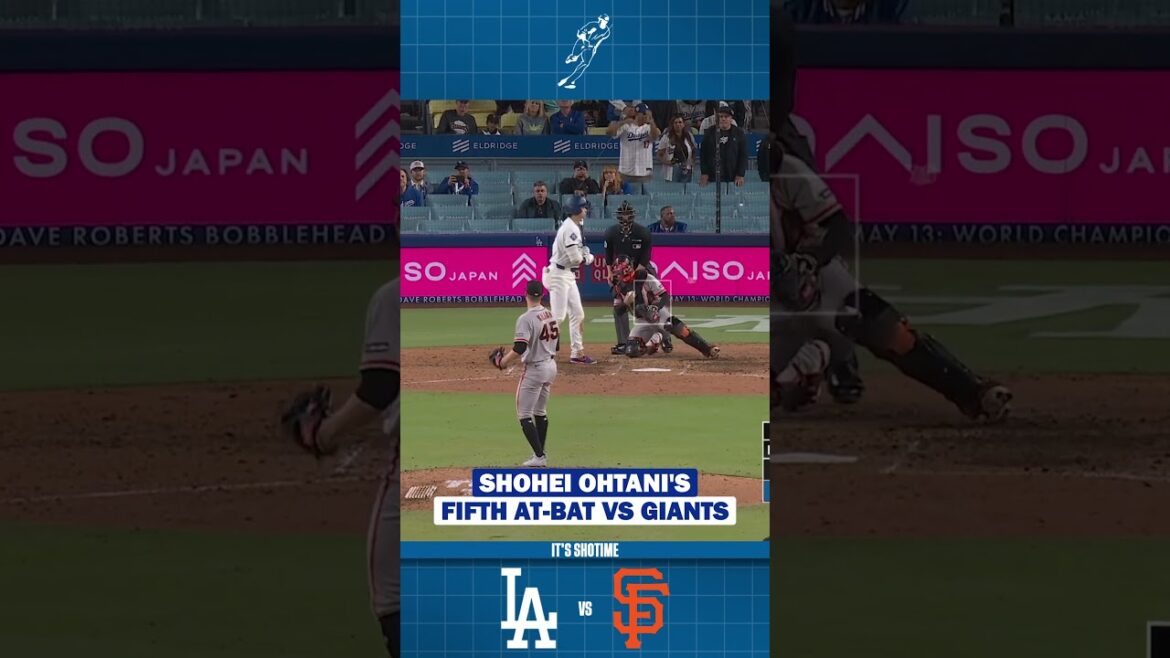 Shohei Ohtani's Fifth At-Bat VS Giants Game 2