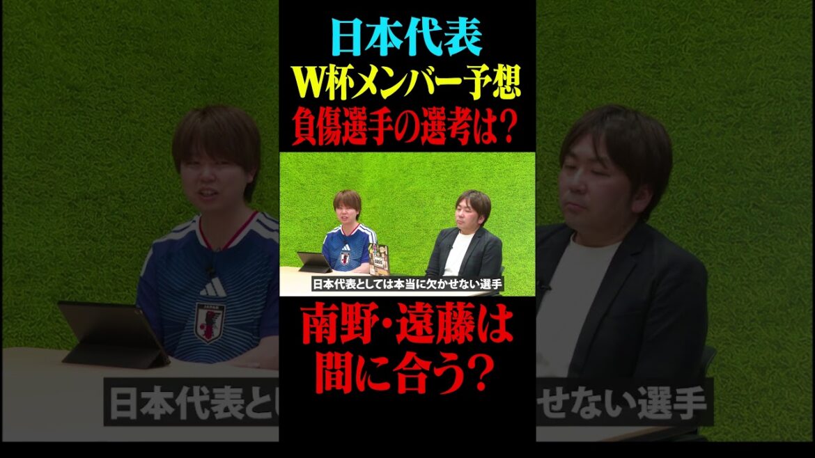 Just before the World Cup Japan national team members are announced! What is the selection process for injured players? Will Minamino and Endo make it in time? #Keita Suzuki #Japan National Soccer Team #North and Central America World Cup #Takumi Minamino #Wataru Endo