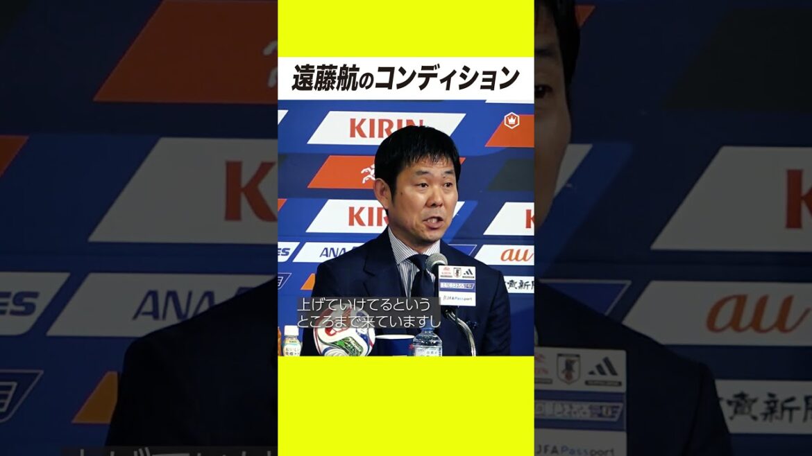 Regarding Wataru Endo’s condition: “There is a clear plan for his return.” Regarding Wataru Endo's condition: ``There is a clear plan for his return.''