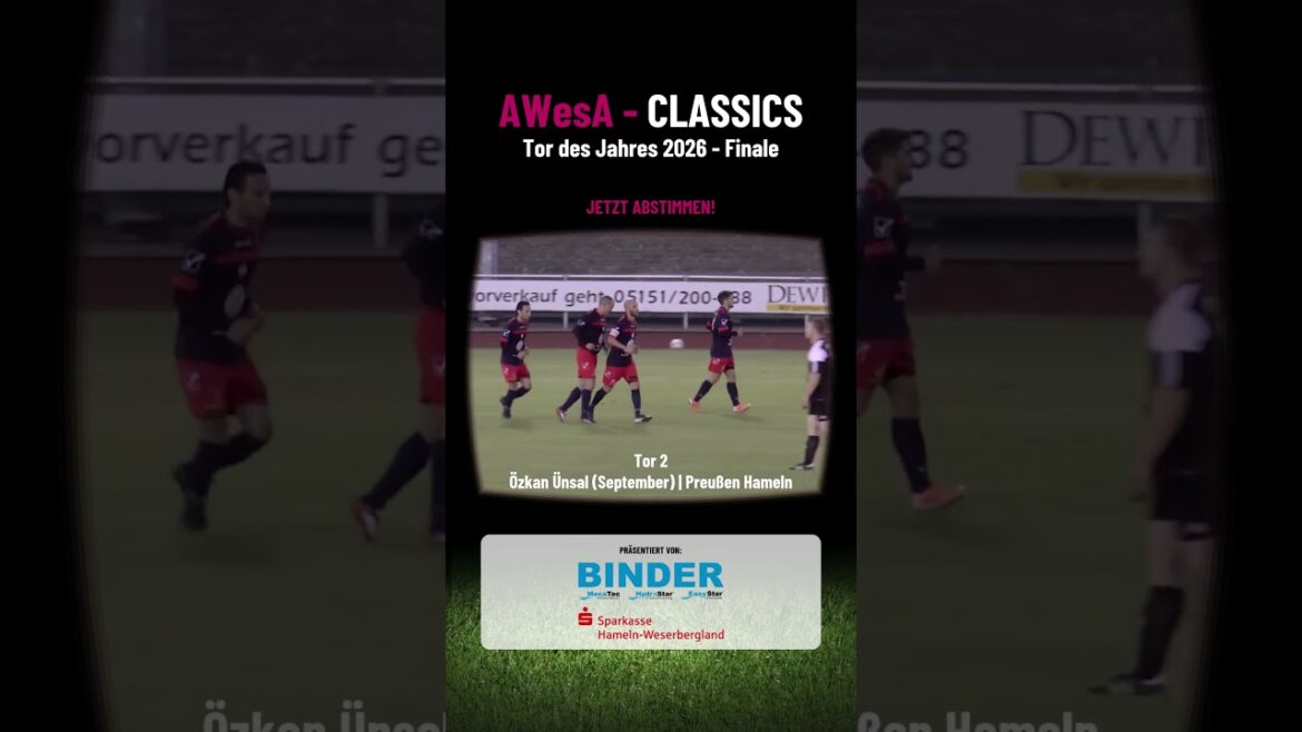 AWesA Classics: Vote for the goal of the year now!