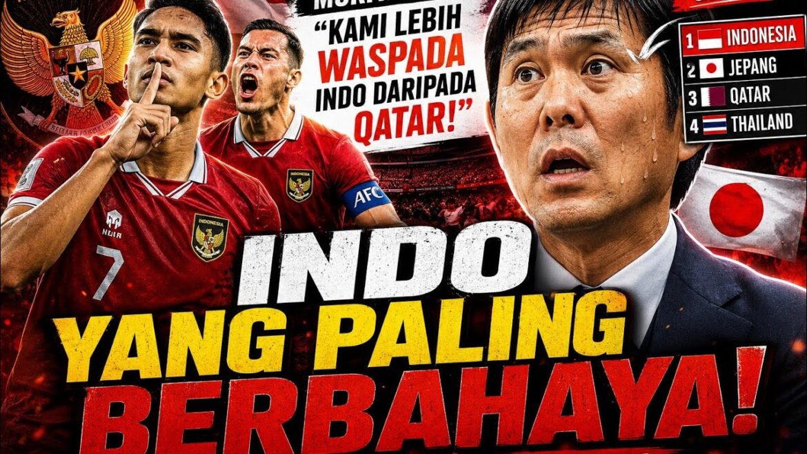ONE ASIAN BITS A FINGER! Moriyasu said he was MORE AFRAID TO MEET INDO from Qatar "Their football is still good!