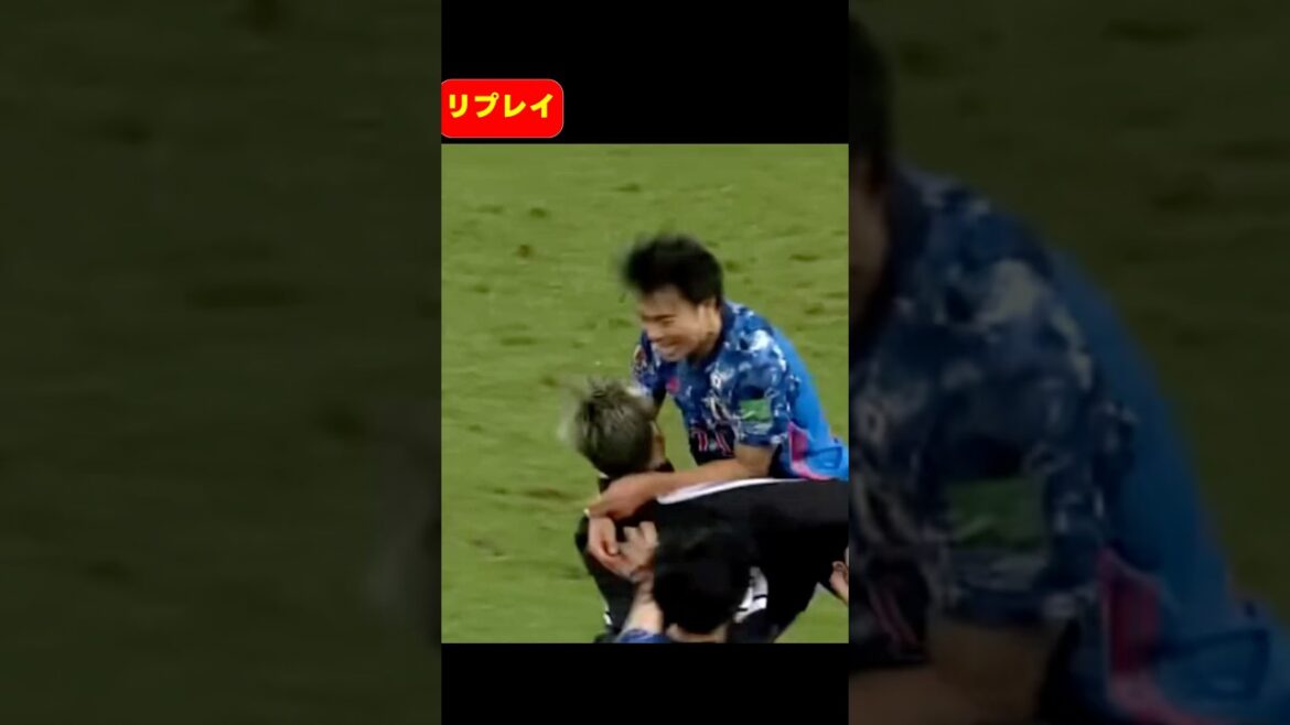 The day when Kaoru Mitoma of the Japanese national soccer team decided to participate in the World Cup by making use of the coordination of Morita, Ueda, Ito, and Yamane! #soccer