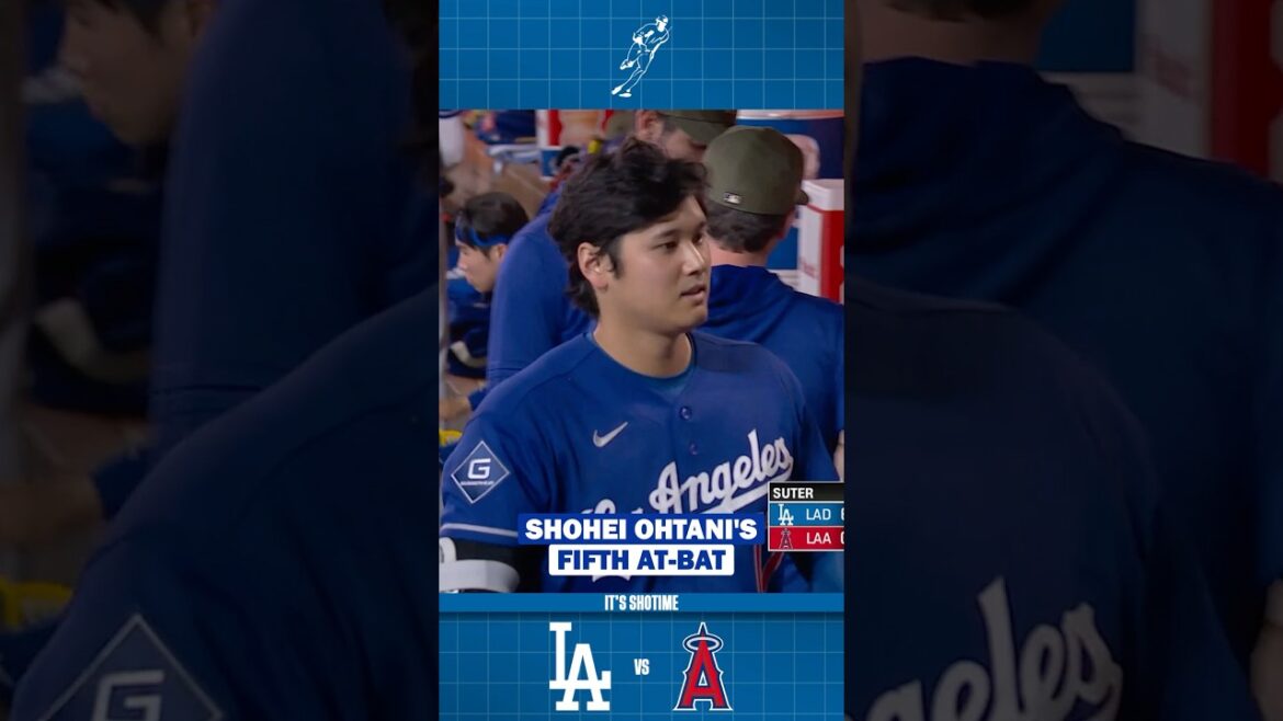 Shohei Ohtani's Fifth At-Bat VS Angels | Game 1