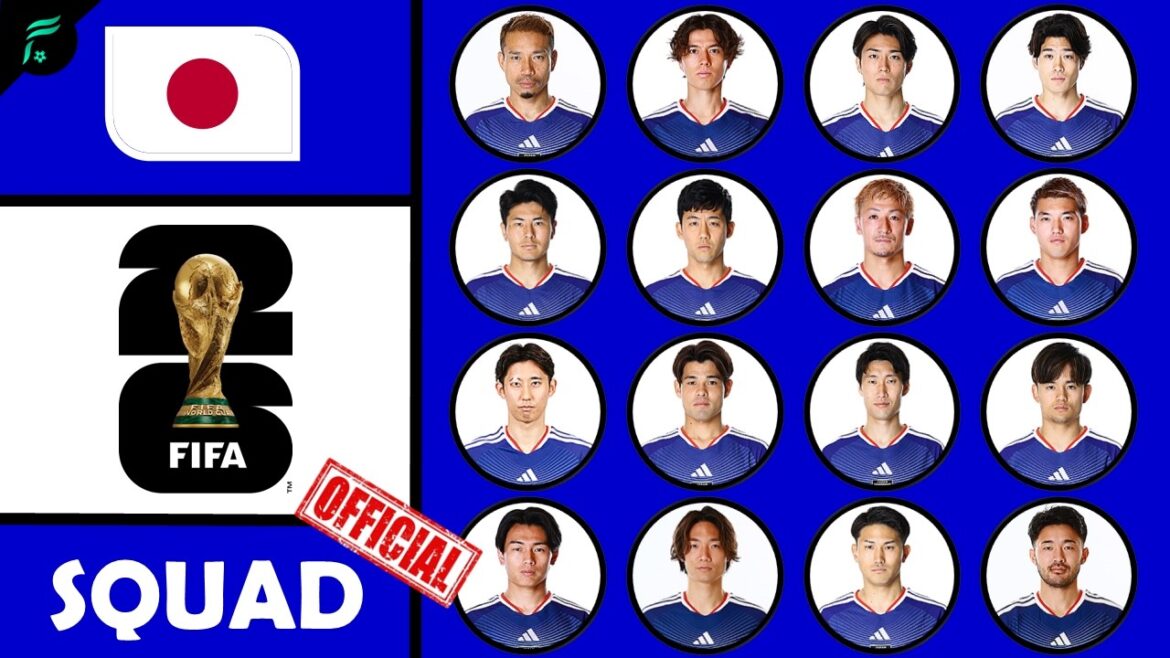 🇯🇵 JAPAN SQUAD TEAMS for FIFA World Cup 2026 [Official] | FAN Football
