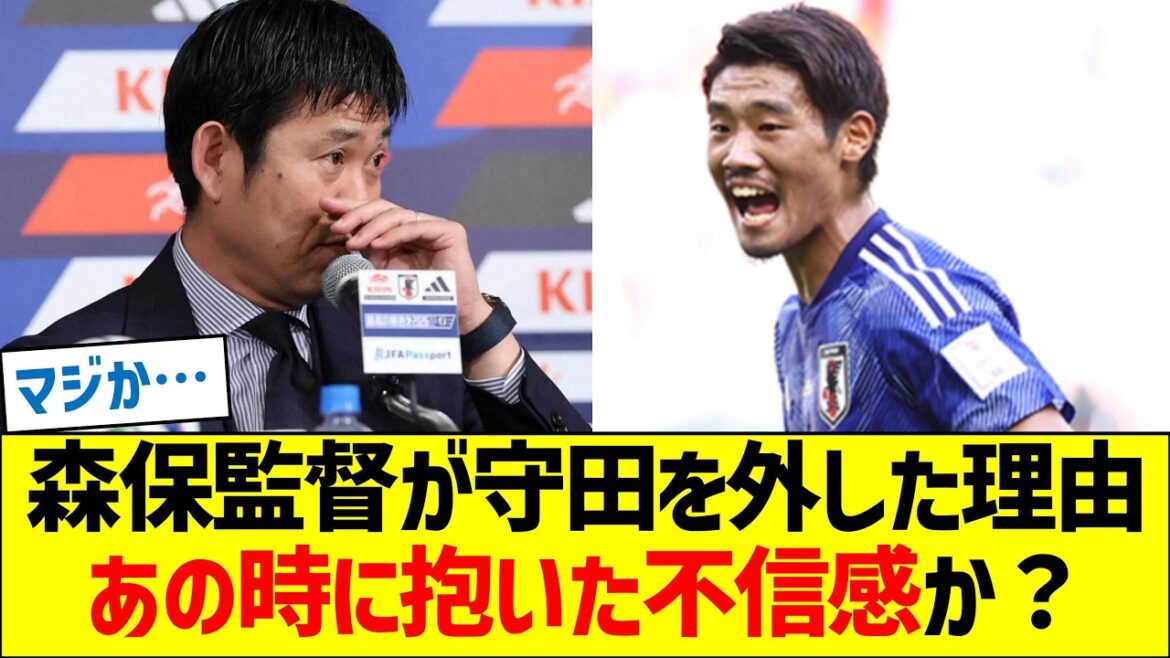 [Director's criticism is irrelevant]Is the reason why Director Moriyasu excluded Hidemasa Morita from selection, was it because of the distrust he felt at that time?