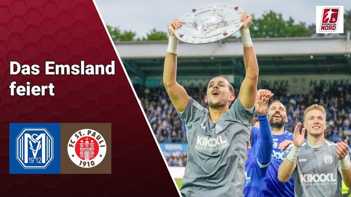 Championship crowning in front of a record crowd: SV Meppen – FC St. Pauli U23 | Regional League North | 34.ST 2025/26 Championship crowning in front of a record crowd: SV Meppen - FC St. Pauli U23 | Regional League North | 34.ST 2025/26