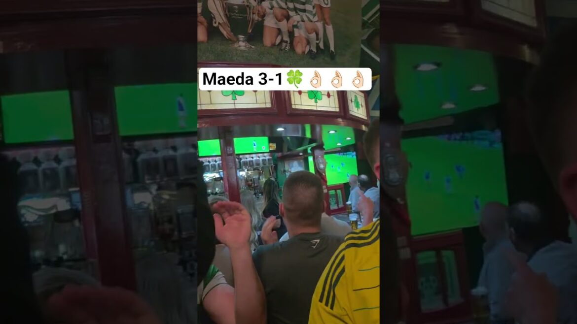 MAEDA WITH A UNREAL GOAL! #DAIZENMAEDA #celticfc #glasgowderby