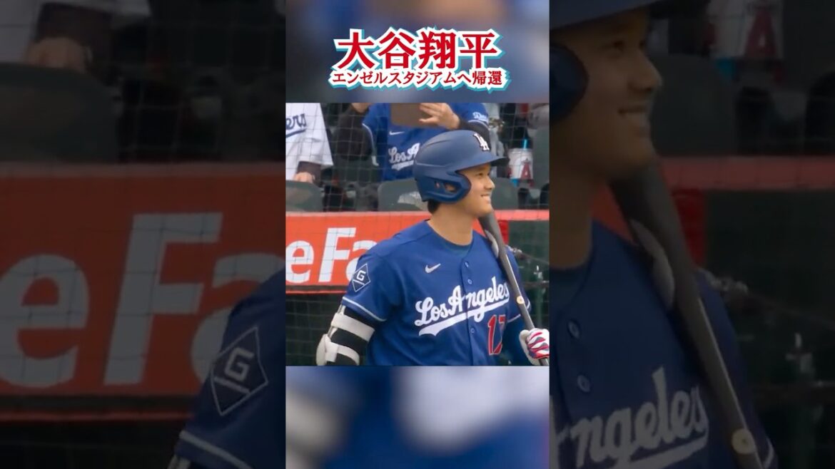 Welcome back, Shohei. To the memorable Angel Stadium. Welcome back, Shohei. To the memorable Angel Stadium.
