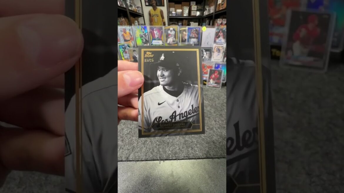Shohei Ohtani gold portrait /25 🔥 Catch the next big MLB pull live on Whatnot link in bio