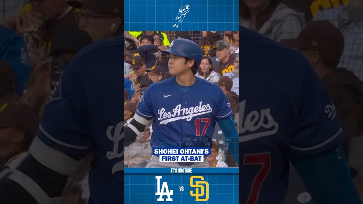Shohei Ohtani's First At-Bat VS Padres | Game 1
