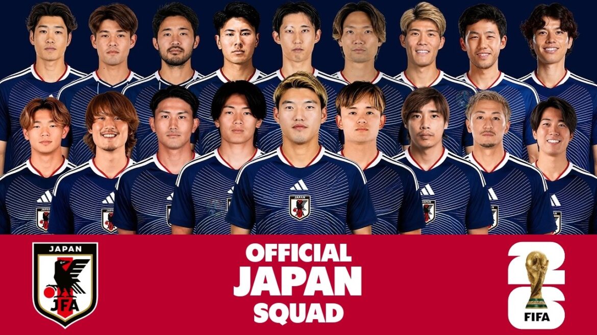 Japan’s OFFICIAL Squad for the 2026 FIFA World Cup 🇯🇵🔥 Samurai Blue Ready! Japan’s OFFICIAL Squad for the 2026 FIFA World Cup 🇯🇵🔥 Samurai Blue Ready!