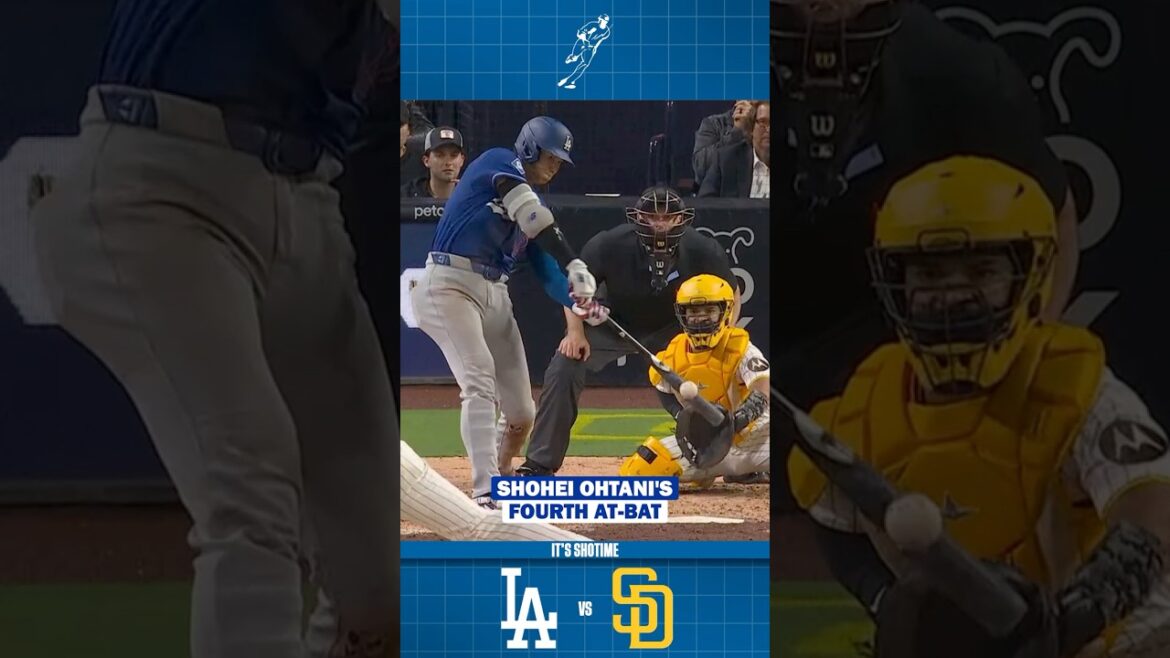 Shohei Ohtani's Fourth At-Bat VS Padres | Game 1