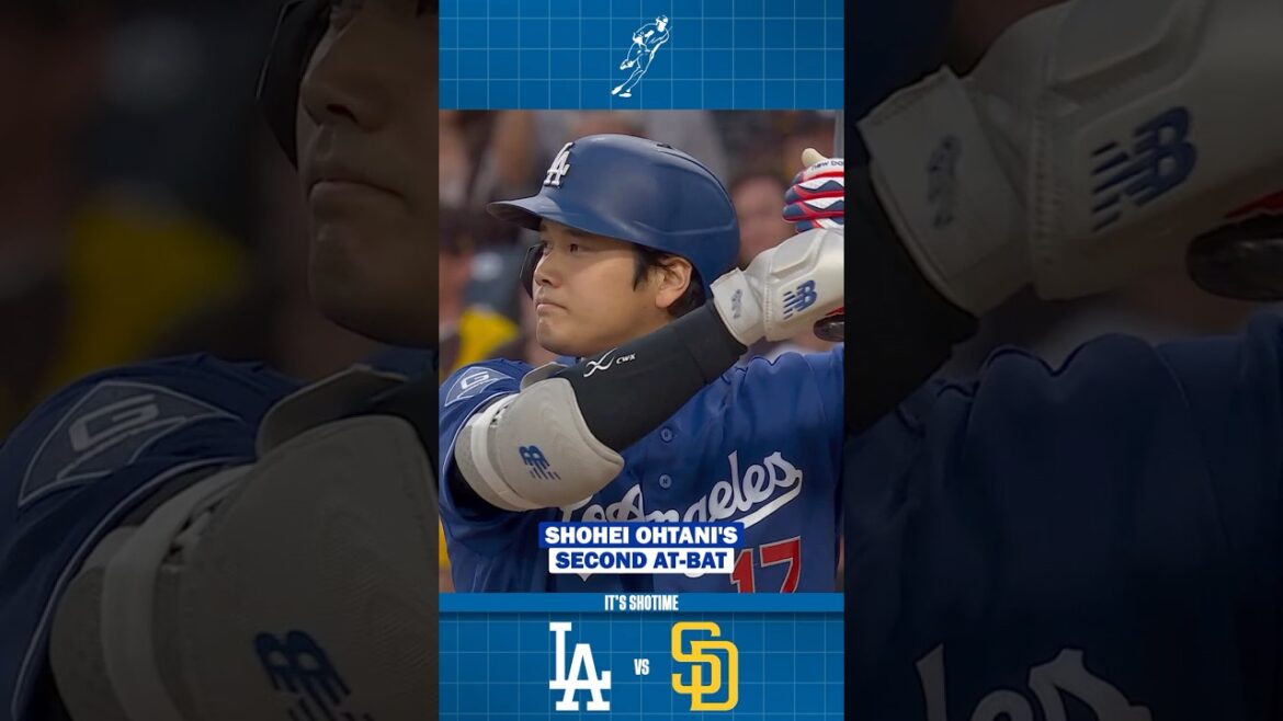 Shohei Ohtani's Second At-Bat VS Padres | Game 1