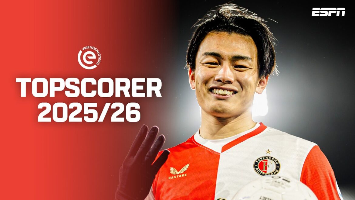🎯 All 2️⃣5️⃣ GOALS van 𝐓𝐎𝐏𝐒𝐂𝐑𝐑𝐄𝐑 AYASE UEDA 🇯🇵🥇
