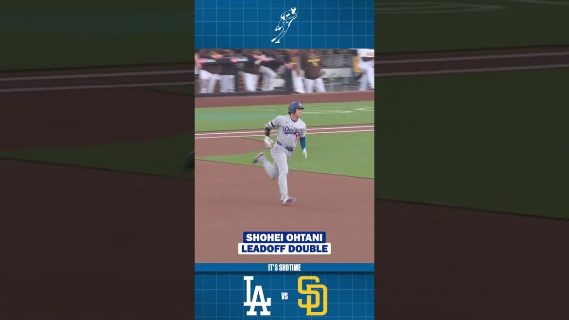 Shohei Ohtani Starts Game With Huge Double