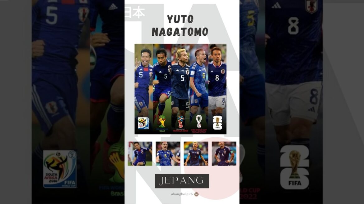 FIRST ASIAN PLAYER TO PLAY IN 5 WORLD CUPS #football #soccer #japan #yutonagatomo