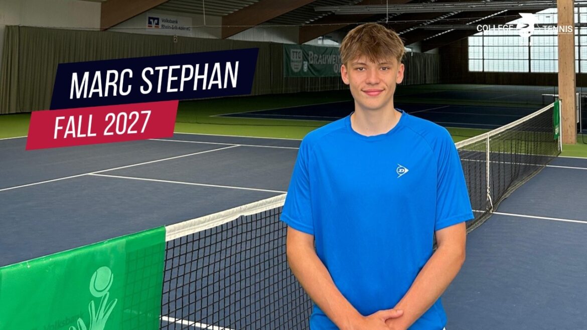 Marc Stephan (Fall 2027) | UTR 11.3 | GER #255 | Wins vs Top 200 GER | GPA 3.0 Marc Stephan (Fall 2027) | UTR 11.3 | GER #255 | Wins vs Top 200 GER | GPA 3.0