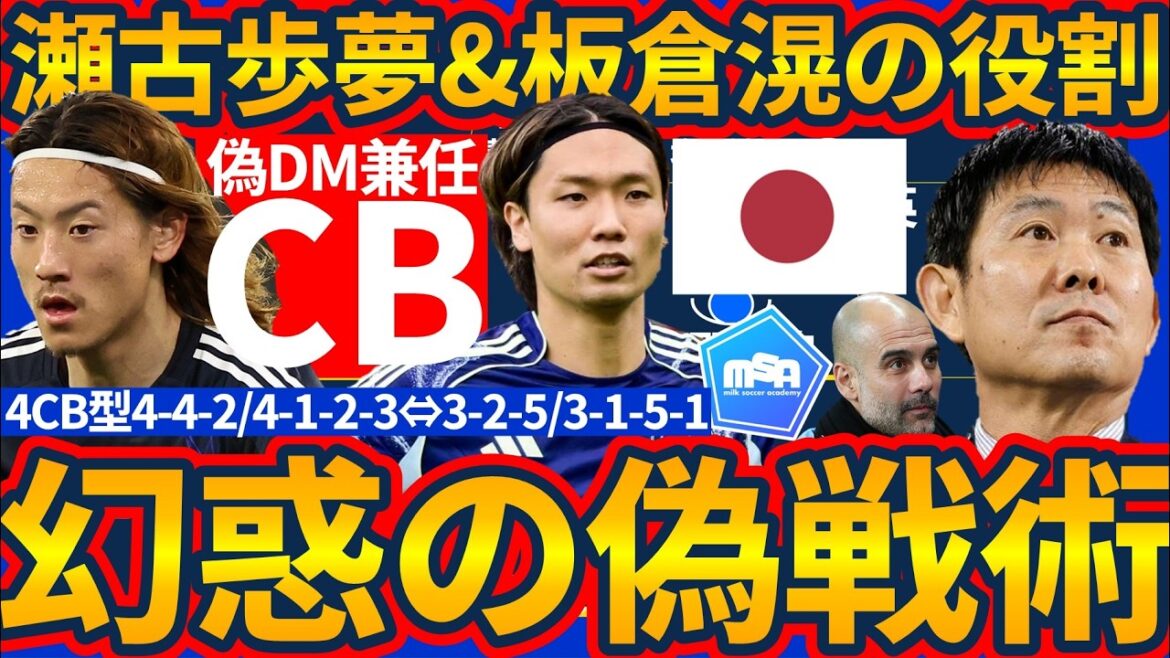 [False DM/4CB theory that has potential in the second Moriho Japan]The role of CB Ayumu and Kou Itakura, MFs who also serve as CB, necessary for height countermeasures and ball distribution tactics from negative tigers