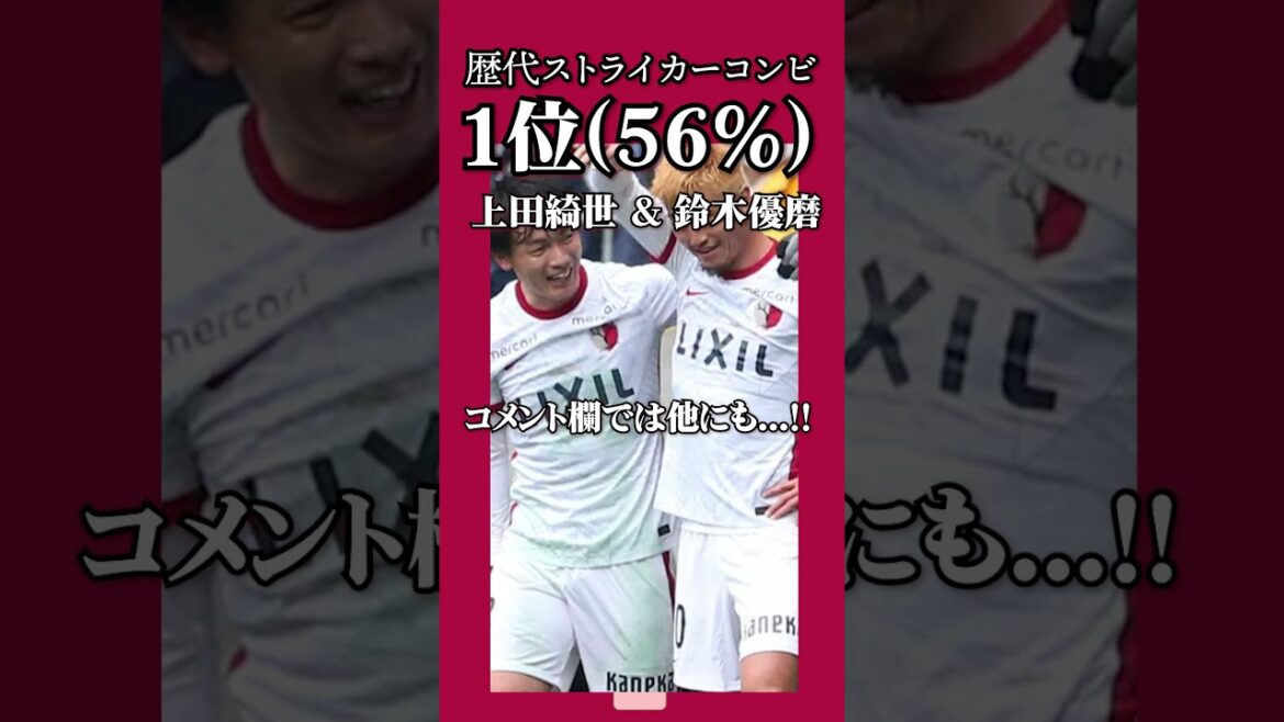 [Kashima Antlers]The strongest two top general election ever! What combination surpasses Yuma & Kiyo...? #shorts #kashimaantlers #j league #kashimaantlers #soccer #soccerchant