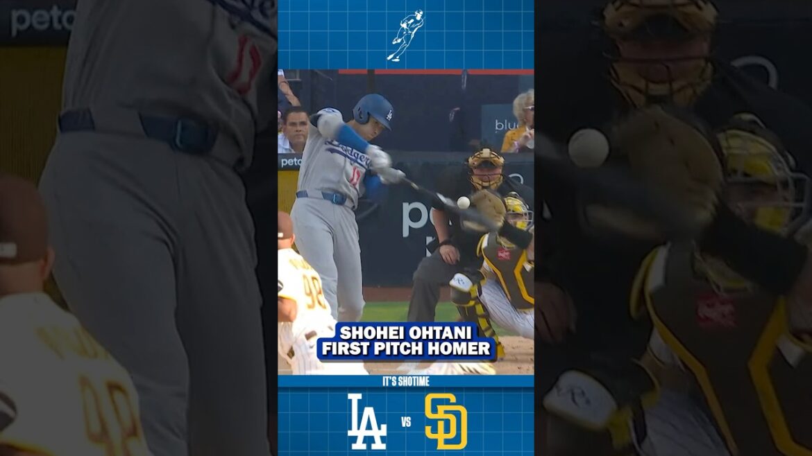 Shohei Ohtani Crushes First Pitch Leadoff Home Run