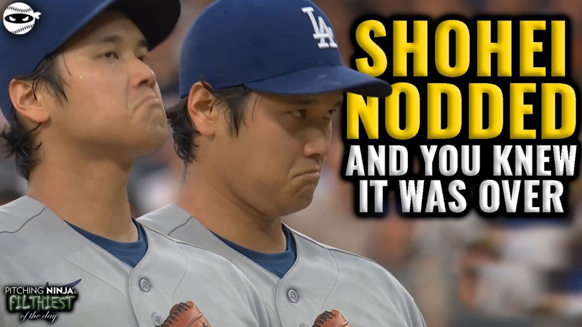 Shohei Ohtani Nodded. And ended it. Shohei Ohtani Nodded. And ended it.