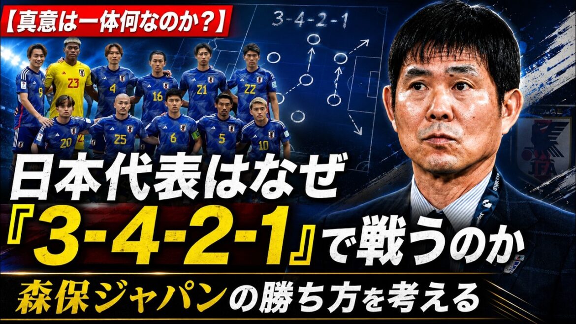 “What is the real intention? ” Why does the Japanese national team play in “3-4-2-1”? : Thinking about how Moriyasu Japan can win[Soccer lecture that you can just listen to]