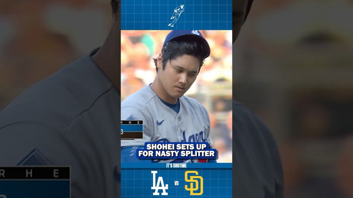 Shohei Ohtani Sets Up Nasty Splitter With Fastball