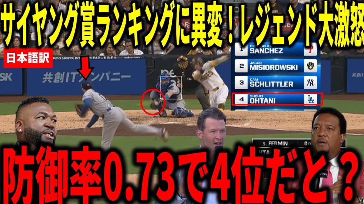 [Shohei Ohtani]His ERA is top of the league, but he is 4th in the Cy Young Award rankings. Kershaw, Big Papi and others are shockingly honest.