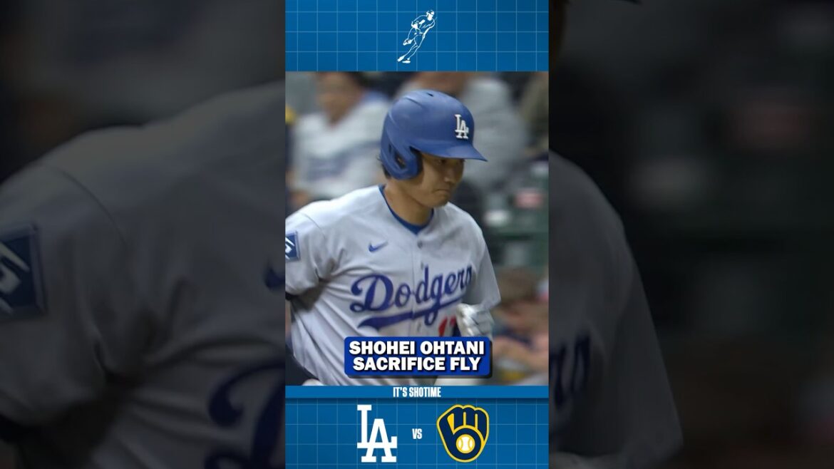 Shohei Ohtani Sac Fly Puts Dodgers On Board
