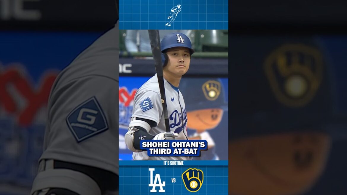 Shohei Ohtani's Third At-Bat VS Brewers Game 1