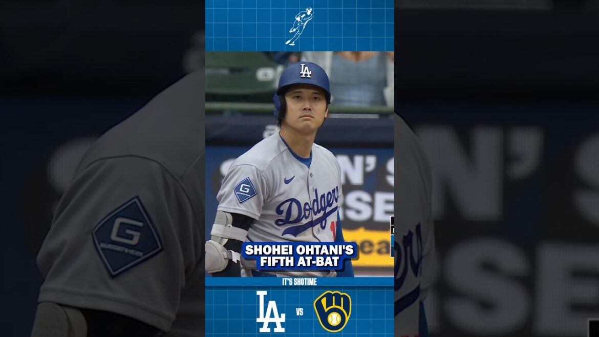 Shohei Ohtani's Fifth At-Bat VS Brewers Game 1