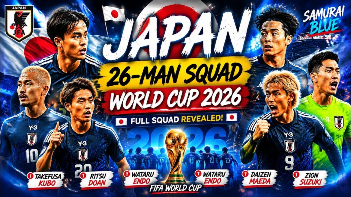 Japan World Cup 2026 Squad | FULL 26-Man Lineup Revealed! Japan World Cup 2026 Squad | FULL 26-Man Lineup Revealed!