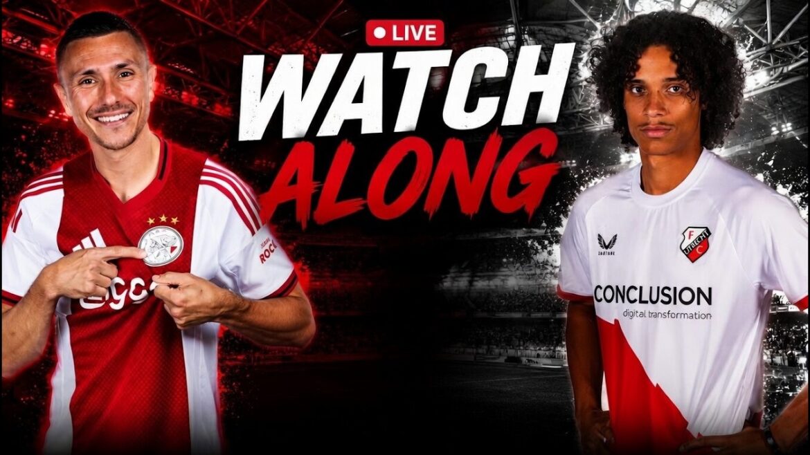 Ajax 1-1 FC Utrecht Live | Eredivisie Play-Offs for Conference League | Watch Along