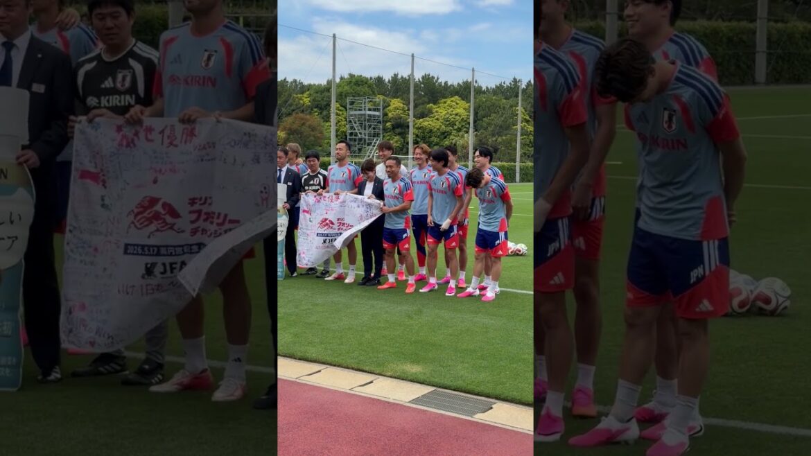 Ceremony with Yuto Nagatomo & Maya Yoshida Start of training camp for #FIFA World Cup 2026 Ceremony with Yuto Nagatomo & Maya Yoshida Start of training camp for #FIFA World Cup 2026