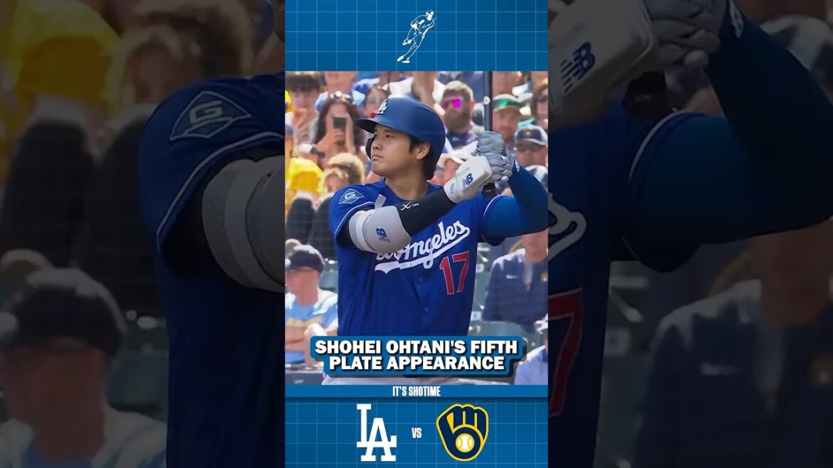 Shohei Ohtani's Fifth At-Bat VS Brewers Game 3