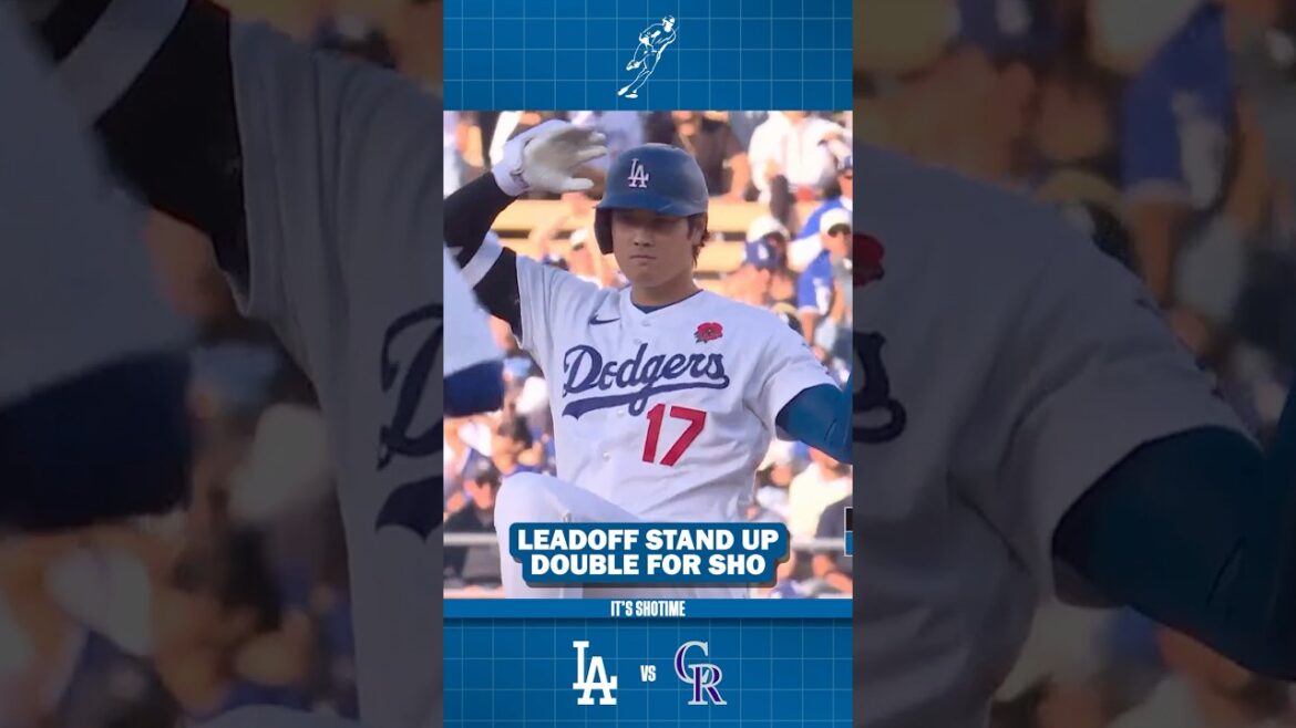 Shohei Ohtani Starts Fast With Standing Double