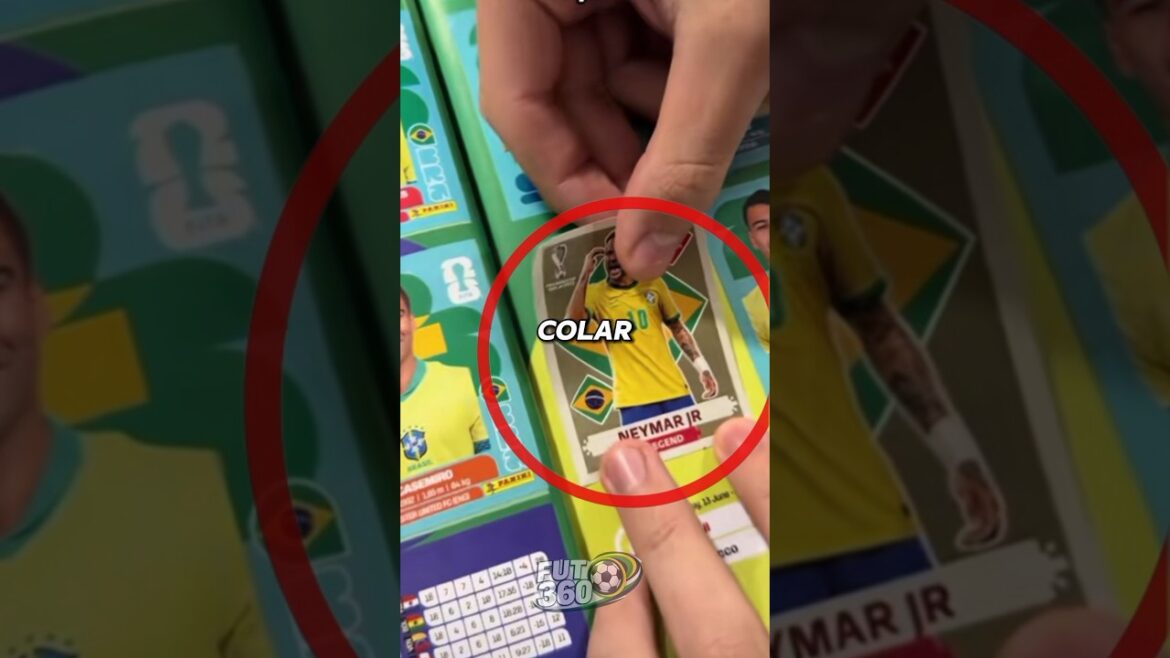 ANYONE WHO DOESN'T PUT A NEYMAR FIGURE ON IS CRAZY! #Neymar #AlbumDaCopa #FigurinhaDoNeymar #Panini