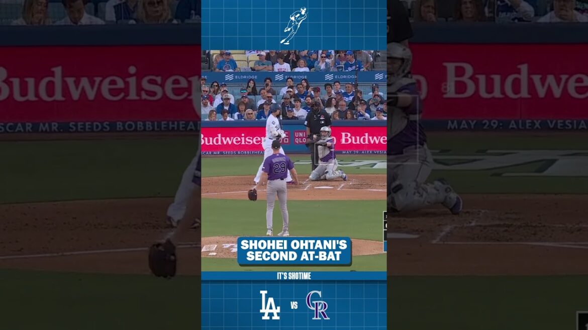 Shohei Ohtani's Second At-Bat VS Rockies Game 1