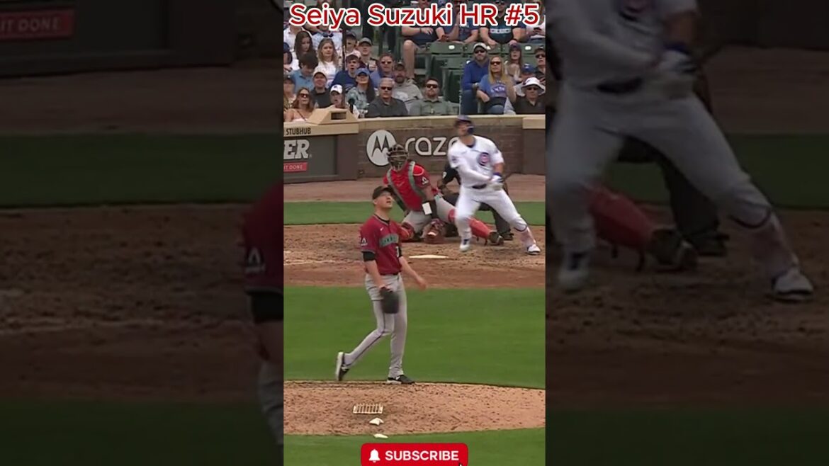 Seiya Suzuki Crushes A 440 Foot Home Run Against The Diamondbacks!