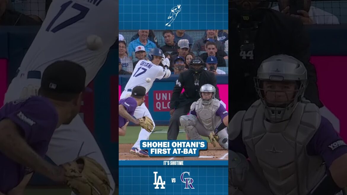 Shohei Ohtani's First At-Bat VS Rockies Game 2