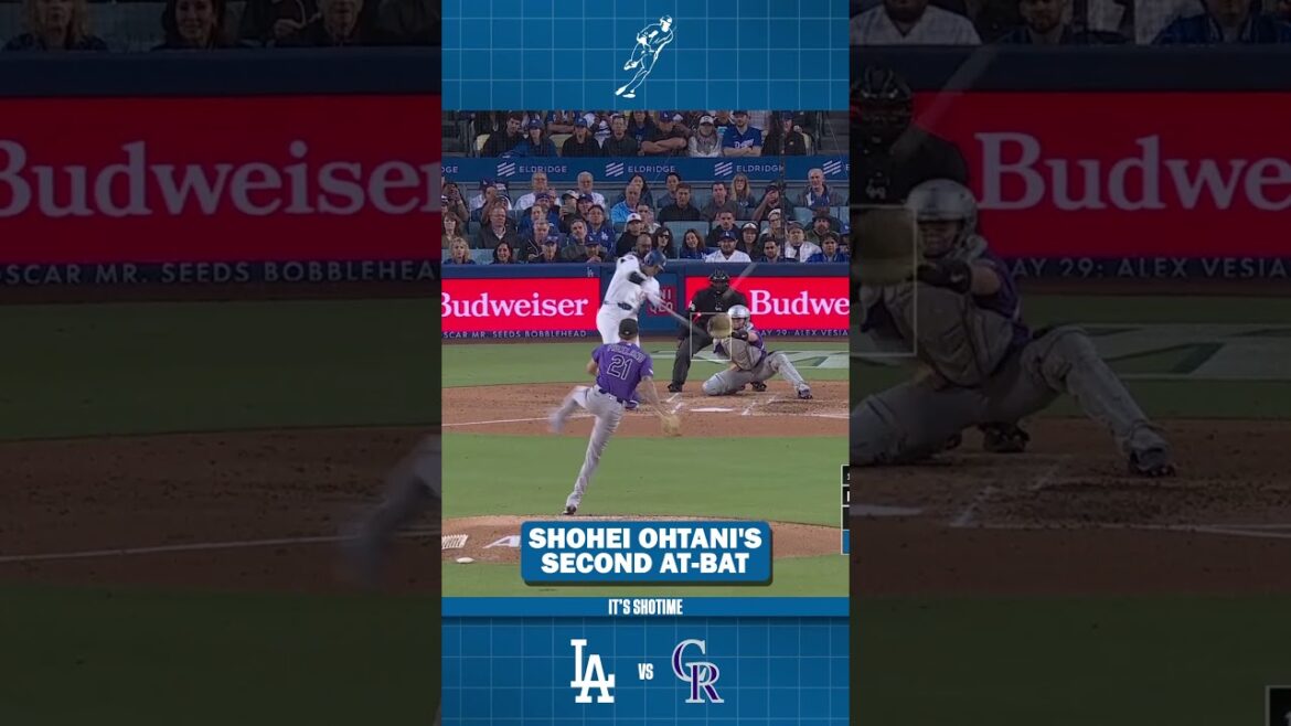 Shohei Ohtani's Second At-Bat VS Rockies Game 2