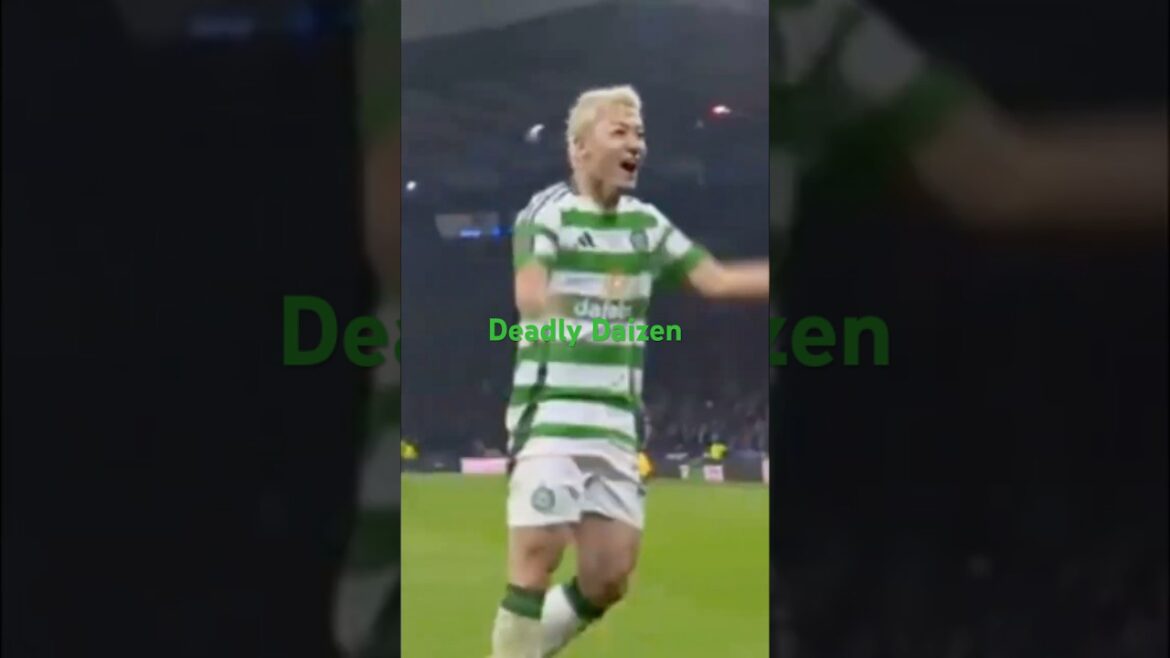 🎌Deadly Daizen Maeda Goal in League Cup Final v Huns 🚀 #celtic #maeda