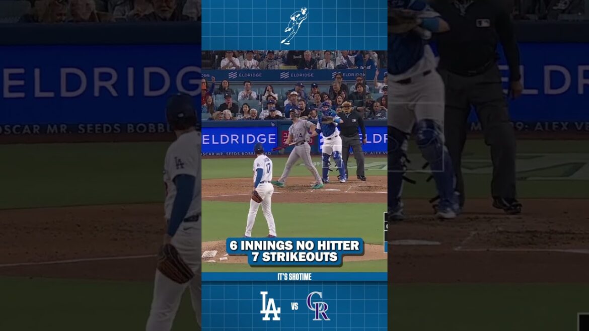 Shohei Ohtani Throws 6 Innings No Hitter With 7 Strikeouts