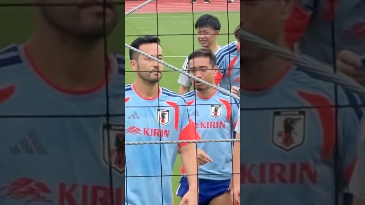 Breaking news❗️ Keito Nakamura, Ritsu Doan, Kaishu Sano, Yuto Nagatomo, Maya Yoshida, Makoto Hasebe Japan national team public practice[Japan national soccer team]SAMURAI BLUE 2026/05/28 On-site observation