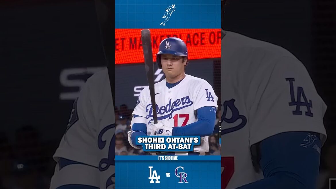 Shohei Ohtani's Third At-Bat VS Rockies Game 3