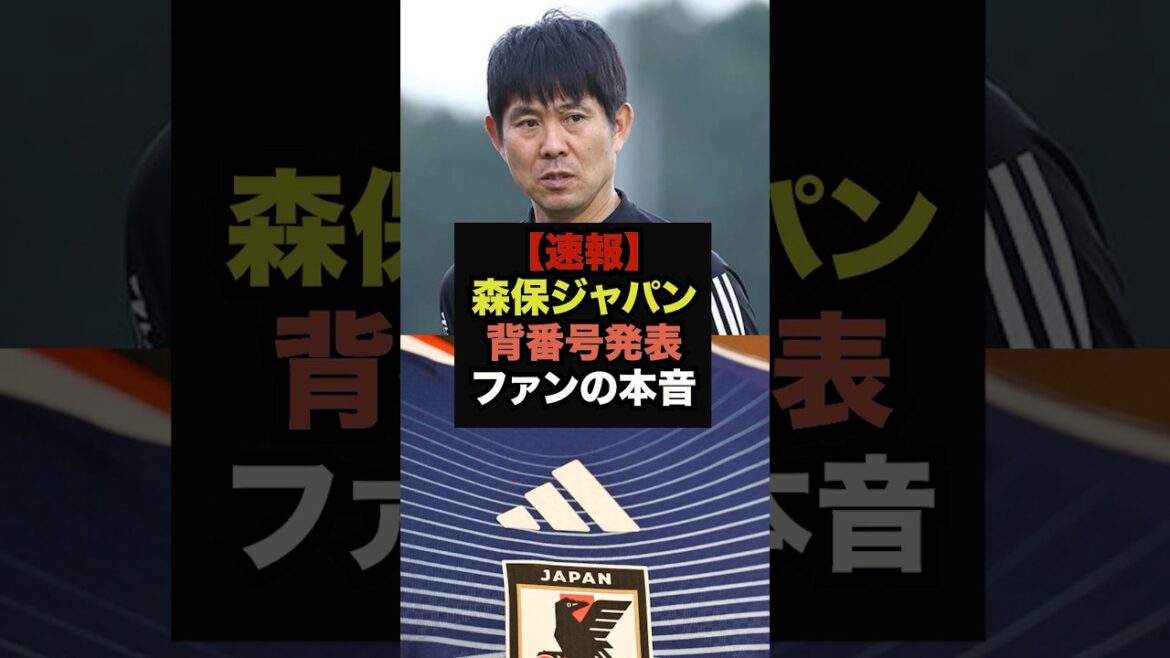 [Breaking News]Fans are excited about the announcement of Moriyasu Japan's jersey number #World Cup #Japan Soccer National Team