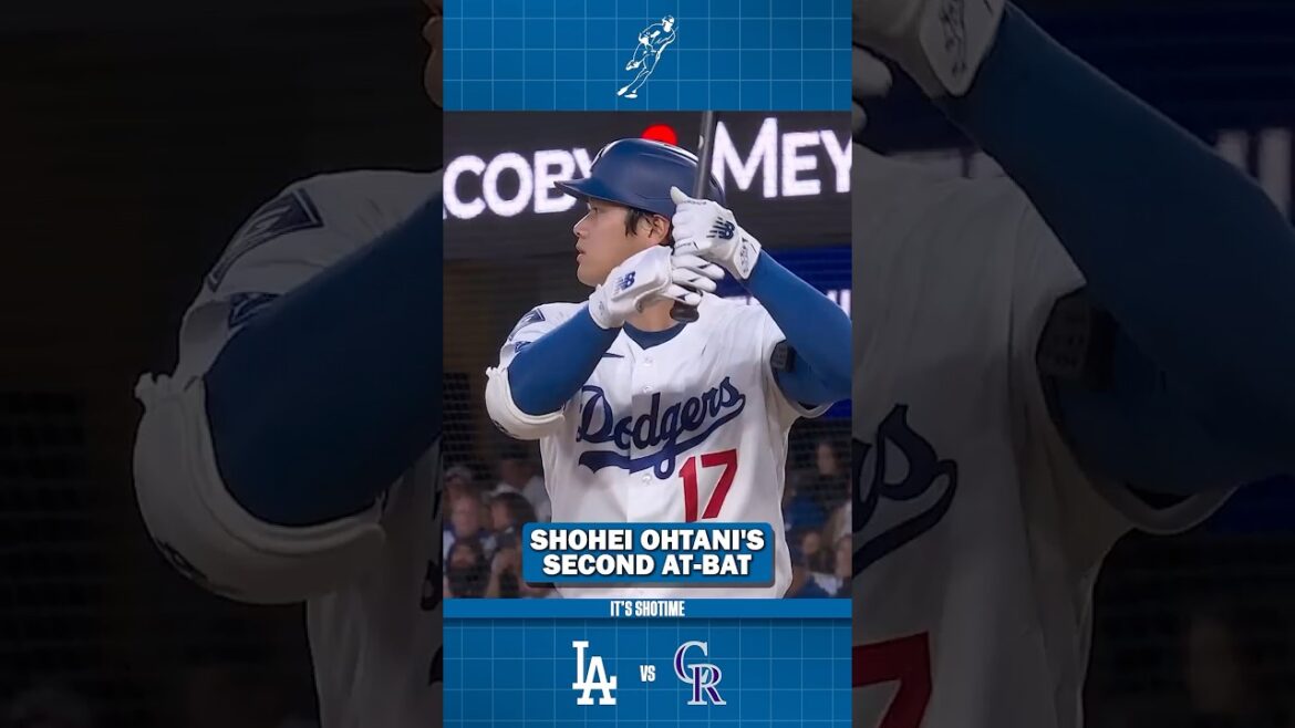 Shohei Ohtani's Second At-Bat VS Rockies Game 3