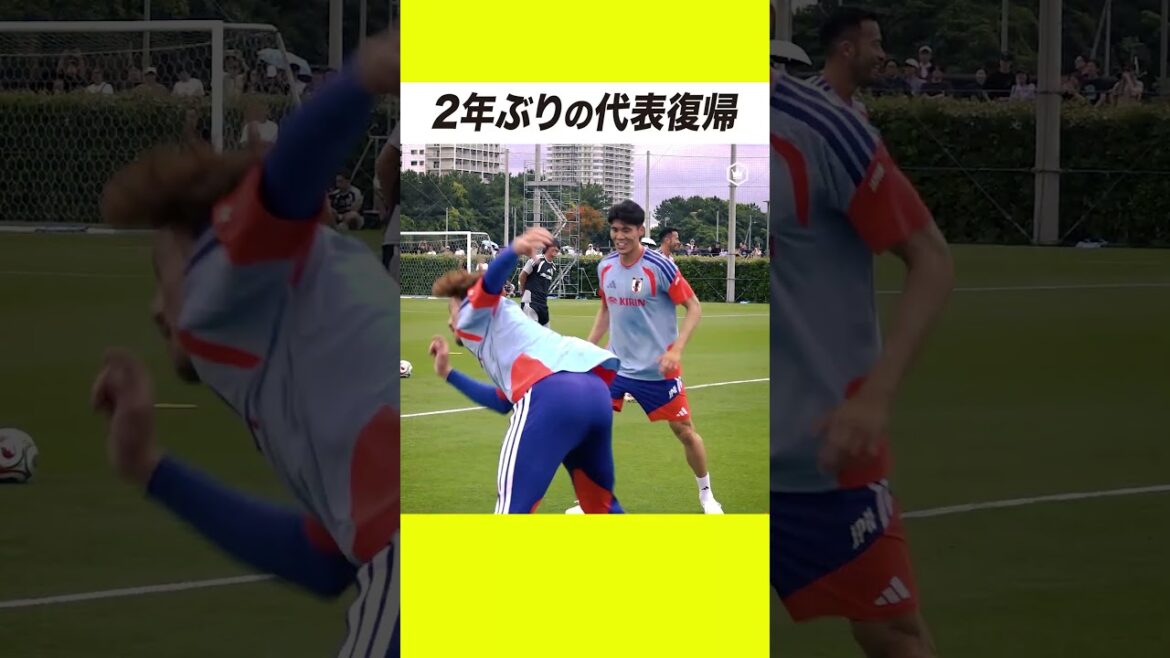 Tomiyasu is back for the first time in 2 years! ! Play the full menu and show off your recovery🦿